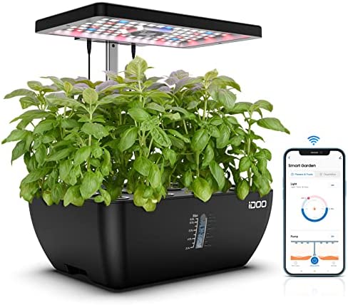 iDOO 12-Pod Hydroponics Growing System Features