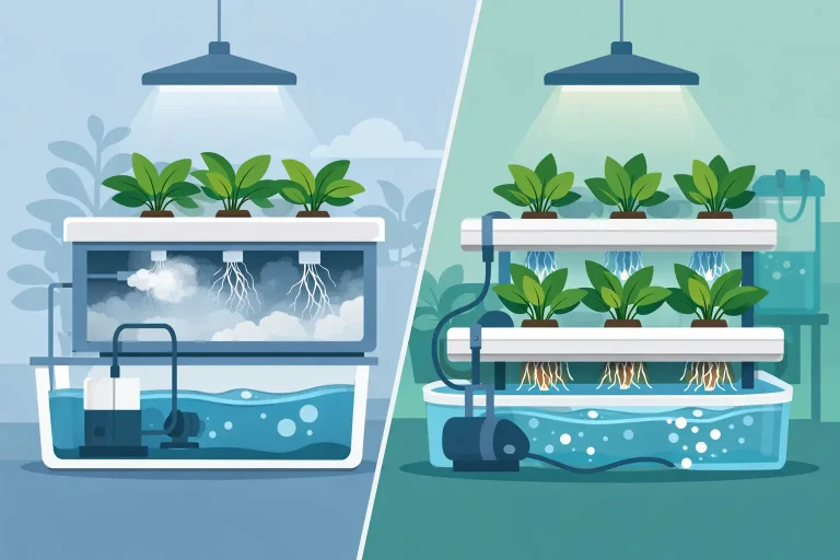 Fogponic Garden vs Hydroponic: Which Fits?