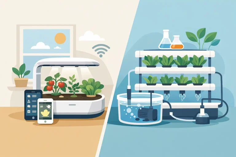 Smart Garden vs Hydroponics: Which Fits?